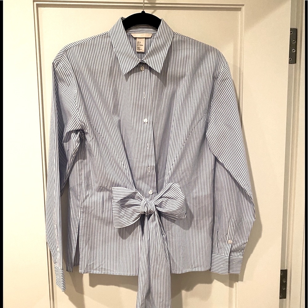 NWT SZ 4 Play and white H&M top - Picture 1 of 9